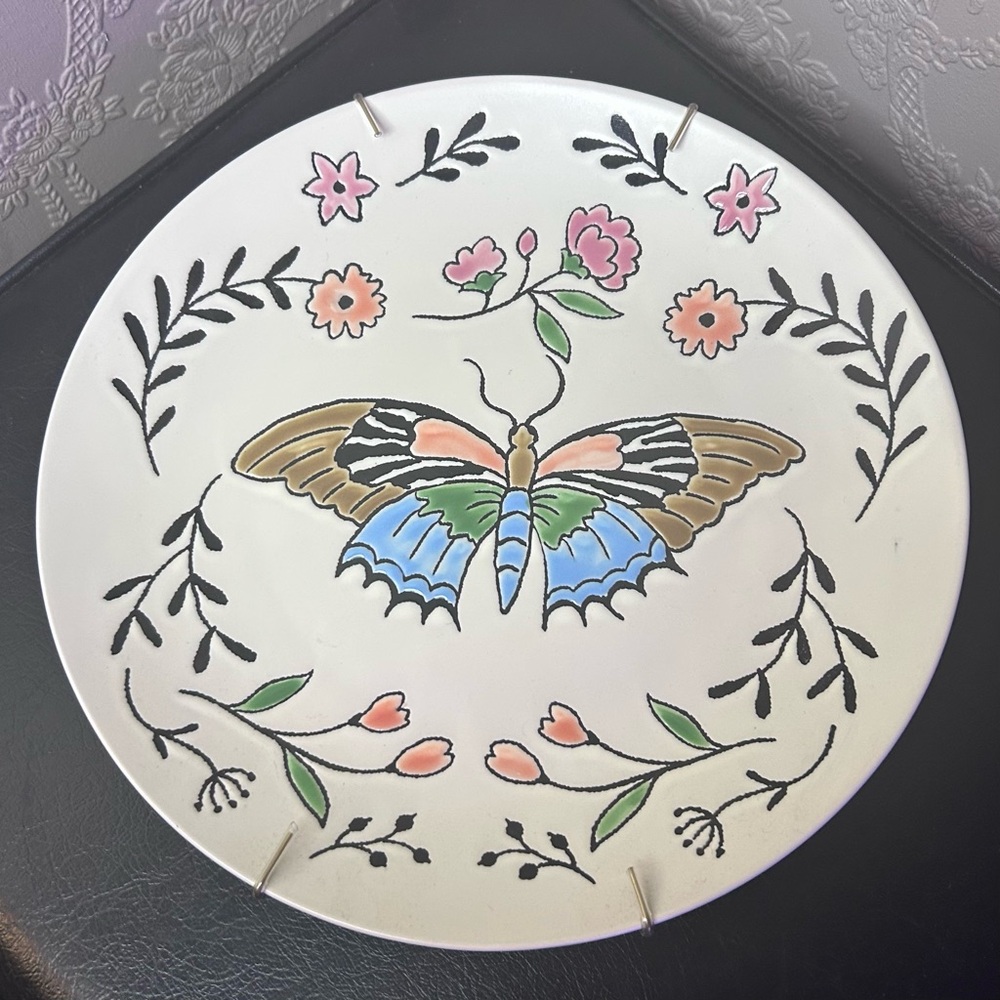 Spectrum Designz Butterfly Plate
